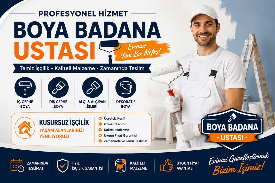 Yamanlar boya badana ustası – profesyonel boyacı
